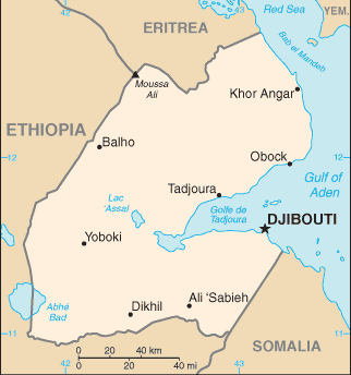 Djibouti Map