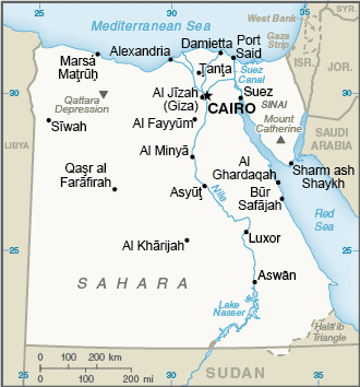 Egypt Map