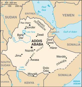 Ethiopia Map