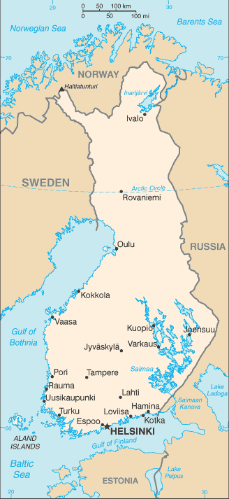 Finland Map