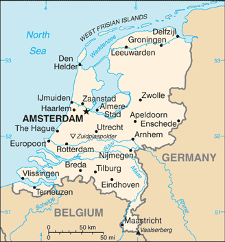 Netherlands Map