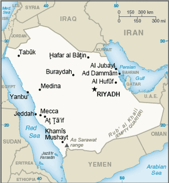 Saudi Arabia Map