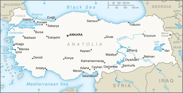 Turkey Map