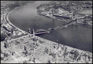 British bombing damage at Cologne